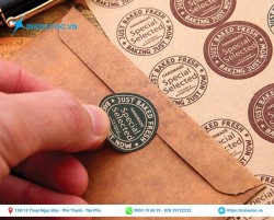 in decal giấy tphcm dán phong thư đẹp, cổ điển in decal giấy tphcm