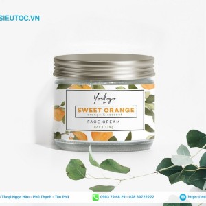tem nhãn decal mỹ phẩm face cream