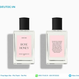 tem nhãn mỹ phẩm rose honey