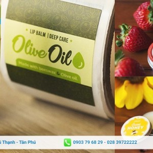 tem nhãn son dưỡng môi olive oil