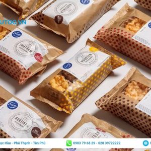 Mẫu túi giấy đựng bánh mì đep, chuyên nghiệp. Túi giấy bánh mì chuyên nghiệp