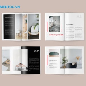Mẫu catalogue nội thất sang trọng, ấn tượng. Tổng hợp mẫu catalogue nội thất ấn tượng - In Siêu Tốc VN