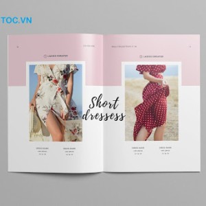 Nhận cataloge thời trang đẹp giá rẻ. In catalogue thiết kế bố cục độc đáo