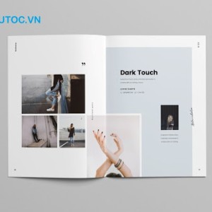 Mẫu cataloge thời trang độc đáo. In catalogue lĩnh vực thời trang