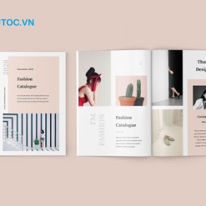 Mẫu cataloge thời trang sáng tạo, cao cấp. In cataloge thời trang cao cấp