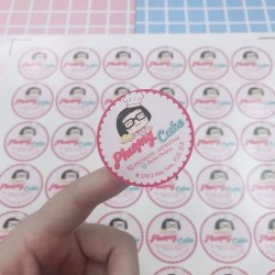 Decal 7 màu làm nhãn sản phẩm