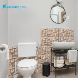 Decal chống nước được sử dụng trong nhà tắm Decal chống nước trang trí toilet
