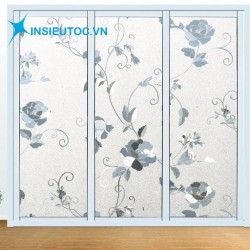 Mẫu decal hoa lá trang trí nhã nhặn, tinh tế