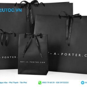 Giấy ivory là một chất liệu hay được lựa chọn để in túi giấy cao cấp. túi giấy đựng quần áo