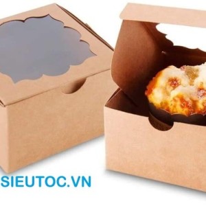 hộp giấy kraft đựng bánh HCM. hộp giấy kraft đựng bánh