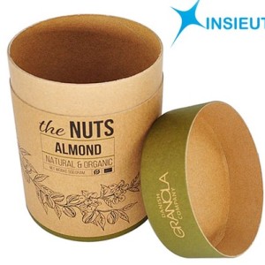 Hộp giấy kraft tròn tráng nhôm. hộp giấy kraft dáng trụ chắc chắn