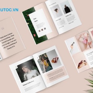 Mẫu catalogue cực đẹp cho ngành thời trang. in catalogue số lượng ít giá rẻ