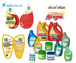 Decal chống nước được dùng làm tem nhãn sản phẩm In decal chống nước làm tem nhãn giá rẻ nhất HCM