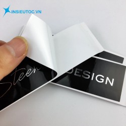 Tem nhãn decal nhựa có tính thẩm mỹ cao Tem nhãn decal nhựa có tính thẩm mỹ cao