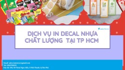 Nhãn dán được in decal nhựa có độ dính rất tốt. Nhãn dán được in decal nhựa có độ dính rất tốt.