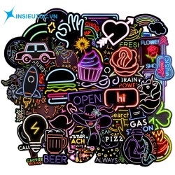 Sticker in tên, điện thoại bằng nhựa trong bắt mắt Decal sticker phản quang in bắt mắt