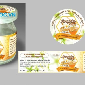 Nhãn chai truyền tải nội dung hình ảnh tới người tiêu dùng Nhãn chai truyền tải thông tin sản phẩm tốt