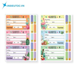 In nhãn tập theo yêu cầu In Nhãn Vở Theo Yêu Cầu Nhanh Chóng, Giá Rẻ, Mẫu Mã Đa Dạng