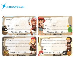 Nhãn vở đẹp tạo nên nguồn cảm hứng sáng tạo In nhãn vở đẹp khơi nguồn sáng tạo