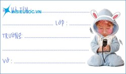 Nhãn vở ngày càng được thiết kế một cách đa dạng, độc đáo In Nhãn Vở Theo Yêu Cầu Nhanh Chóng, Giá Rẻ, Mẫu Mã Đa Dạng