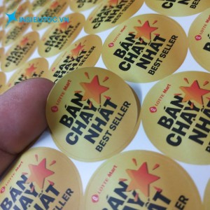 Tem nhãn giấy giúp cho các doanh nghiệp, đơn vị sản xuất, kinh doanh tiết kiệm được thời gian, công sức nhận in tem nhãn số lượng ít