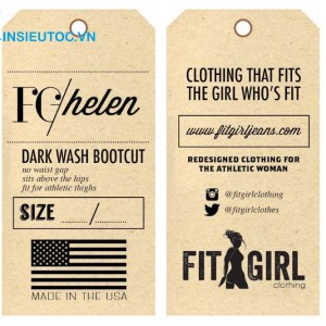 Mác quần áo sử dụng decal da bò sang xịn