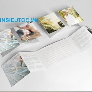 Mẫu catalogue spa đơn giản nhưng đầy đủ thông tin cần truyền tải. Mẫu Catalogue dạng gấp vuông
