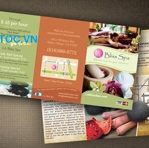 Catalogue phải có hình ảnh đẹp. Mẫu Catalogue Spa cần nhiều hình ảnh