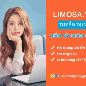 Mẫu thiết kế poster tuyển dụng ấn tượng về ngành chăm sóc khách hàng. poster tuyển dụng ấn tượng