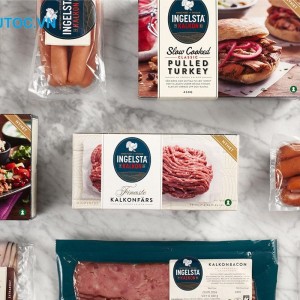 Mẫu nhãn mác thực phẩm cho thực phẩm đông lạnh nhãn mác cho hộp thực phẩm đông lạnh