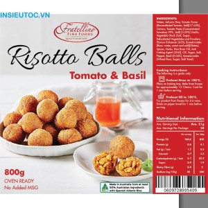 Đơn giản nhưng không kém phần ấn tượng là những gì mà mẫu nhãn mác cho thức ăn đóng hộp này mang đến nhãn mác sản phẩm đóng hộp