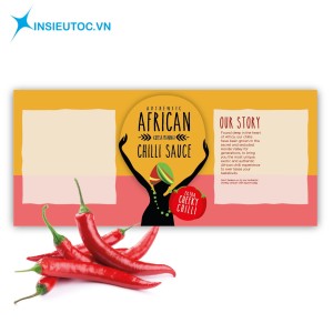 Không cầu kỳ nhưng chắc chắn mẫu nhãn thực phẩm này sẽ giúp doanh nghiệp bạn ghi điểm với khách hàng đấy mẫu nhãn thực phẩm ghi điểm với khách hàng