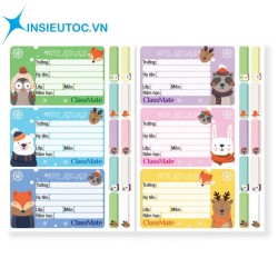 nhãn vở đặt theo yêu cầu Nhận đặt in nhãn vở theo số lượng và yêu cầu