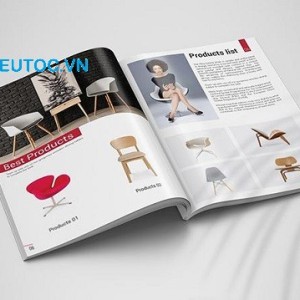 Màu sắc được phối hợp lý giúp Catalogue trở nên “bắt mắt” hơn trong mắt khách hàng. Tổng hợp mẫu catalogue nội thất ấn tượng - In Siêu Tốc VN