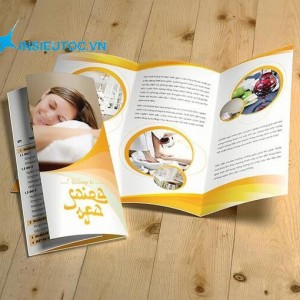Catalogue giúp thu hút khách hàng. catalogue spa thiết kế đơn giản, chú trọng vào phối màu