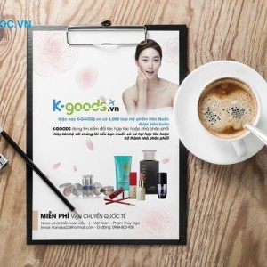 Tờ rơi quảng cáo mỹ phẩm cần trình bày đẹp mắt, sáng tạo mẫu tờ rơi mỹ phẩm cho da mặt
