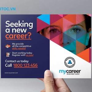 mẫu tờ rơi quảng cáo tuyển dụng ấn tượng