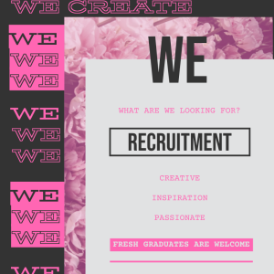 mẫu tờ rơi tuyển dụng sáng tạo