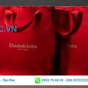 Túi giấy cao cấp màu đỏ rượu đơn giản nhưng sang trọng, bắt mắt. Túi giấy cao cấp sang trọng