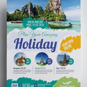 mẫu tờ rơi travel