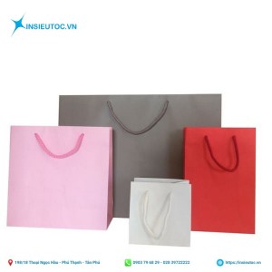 Kích thước túi giấy thường được các doanh nghiệp lựa chọn. Kích thước túi giấy