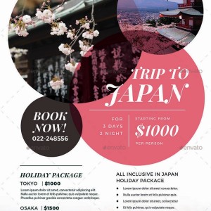 tờ rơi quảng cáo tour du lịch