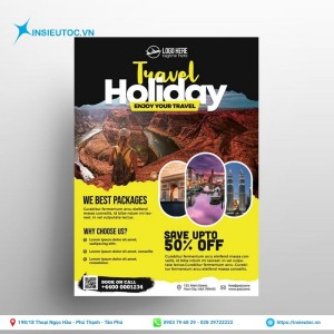 tờ rơi travel holiday
