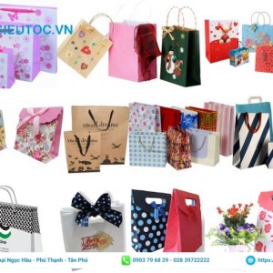 Túi đựng quà tặng có nhiều kiểu dáng và kích thước khác nhau. Một số kiểu túi đựng quà