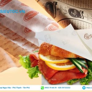 Mẫu túi giấy tam giác đựng bánh mì Túi giấy tam giác đựng bánh mì