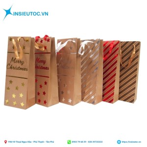 Mẫu túi giấy đựng quà mini. dạng đứng. túi giấy đựng quà mini